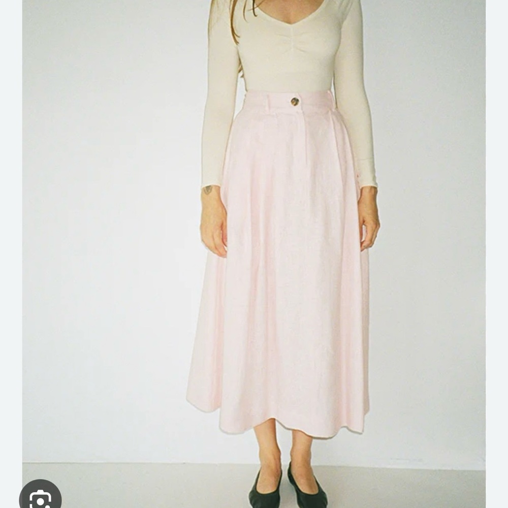 Mara Hoffman blush Tulay Skirt